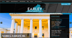 Desktop Screenshot of earleylegalgroup.com