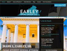 Tablet Screenshot of earleylegalgroup.com